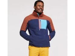 Cotopaxi Abrazo Half-Zip Fleece Jacket -Men's Sports Fashion 1200 X 1200 jpeg S23 M Abrazo Half Zip Fleece Jacket Acorn Maritime 2 1