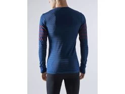 Craft Fuseknit Comfort Blocked Long Sleeve -Men's Sports Fashion 1907880 349480 Fuseknit Comfort Blocked RN LS Closeup2