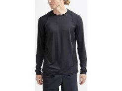 Craft ADV Essence LS Tee Core Colors -Men's Sports Fashion 1908754 999000 ADV Essence LS Tee Closeup1 1