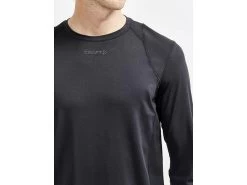 Craft ADV Essence LS Tee Core Colors -Men's Sports Fashion 1908754 999000 ADV Essence LS Tee Closeup3