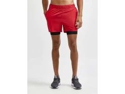 Craft 2-in-1 Stretch Short -Men's Sports Fashion 1908764 430000 ADV Essence 2 in 1 Stretch Shorts Closeup1 1
