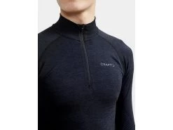 Craft Core Dry Active Comfort Zip Baselayer -Men's Sports Fashion 1911166 999000 CORE Dry Active Comfort HZ M Closeup3 1