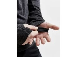 Craft ADV SubZ Wool Running Tee 2 -Men's Sports Fashion 1911332 999000 ADV SubZ Wool LS Tee 2 M Closeup3