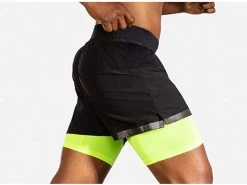 Brooks Carbonite 5" 2-in-1 Short -Men's Sports Fashion 211352 070 MV Carbonite 5in 2in1 Short