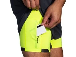 Brooks Run Visible 5" 2-in-1 Short -Men's Sports Fashion 211405 044 D4 Run Visible 5in 2in1 Short