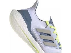 Adidas Ultraboost 22 -Men's Sports Fashion ADIDAS ULTRABOOST 22 SHOES Cloud White Metal Grey Linen Green CLOSEUPANGLE