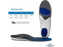 Medi-Dyne Tuli's Plantar Fasciitis Insoles -Men's Sports Fashion FA Artboard 2 copy 2 PF Insoles Sizing Chart