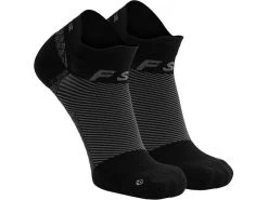 OS1st FS4 Plantar Fasciitis Compression Sock -Men's Sports Fashion FS4 noshow black pair no feet2 1