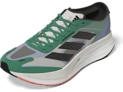 Adidas Adizero Boston 11 -Men's Sports Fashion HQ3694 11 FOOTWEAR 3D Rendering Side Lateral Left View white