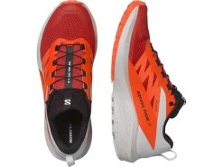 Salomon Sense Ride 5 -Men's Sports Fashion L47046200 10 GHO SENSE RIDE 5Lunar Rock Shocking Orange Fiery Red copy