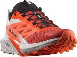 Salomon Sense Ride 5 -Men's Sports Fashion L47046200 5 GHO SENSE RIDE 5Lunar Rock Shocking Orange Fiery Red copy