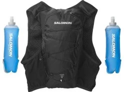 Salomon Active Skin 8 Set -Men's Sports Fashion LC1757900 2 GHO ACTIVE SKIN 8 with flasks BLACK copy 1