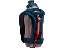 Nathan SpeedShot Plus Insulated Flask - 12oz -Men's Sports Fashion NS4858 0528 00 SpeedShotPlusInsulated Black HighRiskRed Back