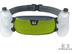 Amphipod RunLite 10K™ 2 Bottle Hydration Belt -Men's Sports Fashion RunLite 10K 2 Bottle hydration Belt Amp Green