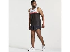 Saucony NYC 2022 Stopwatch Singlet -Men's Sports Fashion SAM800277 NY22 5