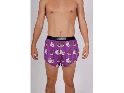 ChicknLegs 2" Split Shorts -Men's Sports Fashion chicknlegs mens choccy cows 2 inch split running shorts front 2