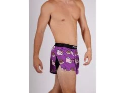 ChicknLegs 2" Split Shorts -Men's Sports Fashion chicknlegs mens choccy cows 2 inch split running shorts side view 2