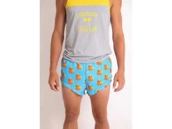 ChicknLegs 2" Split Shorts -Men's Sports Fashion chicknlegs mens rubber ducky 2 inch split running shorts front view 1024x1024@2x