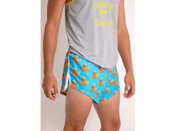 ChicknLegs 2" Split Shorts -Men's Sports Fashion chicknlegs mens rubber ducky 2 inch split running shorts side view 1024x1024@2x 1