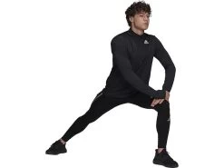 Adidas Own The Run 1/2 Zip Long Sleeve Tee -Men's Sports Fashion gt8936 3