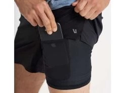Vuori Course Run Short -Men's Sports Fashion m vuori course run short V376 BLK 4 2