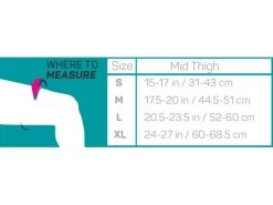 OS1st QS4 Thigh Brace Compression Sleeve -Men's Sports Fashion qs4 sizing 180815 165415